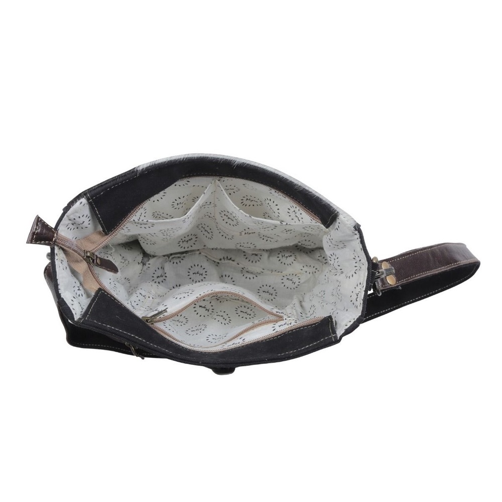 🔥LAST ONE🔥 Stagecoach Chic Handtooled Leather Cowhide Shoulder Bag - Picture 5 of 7